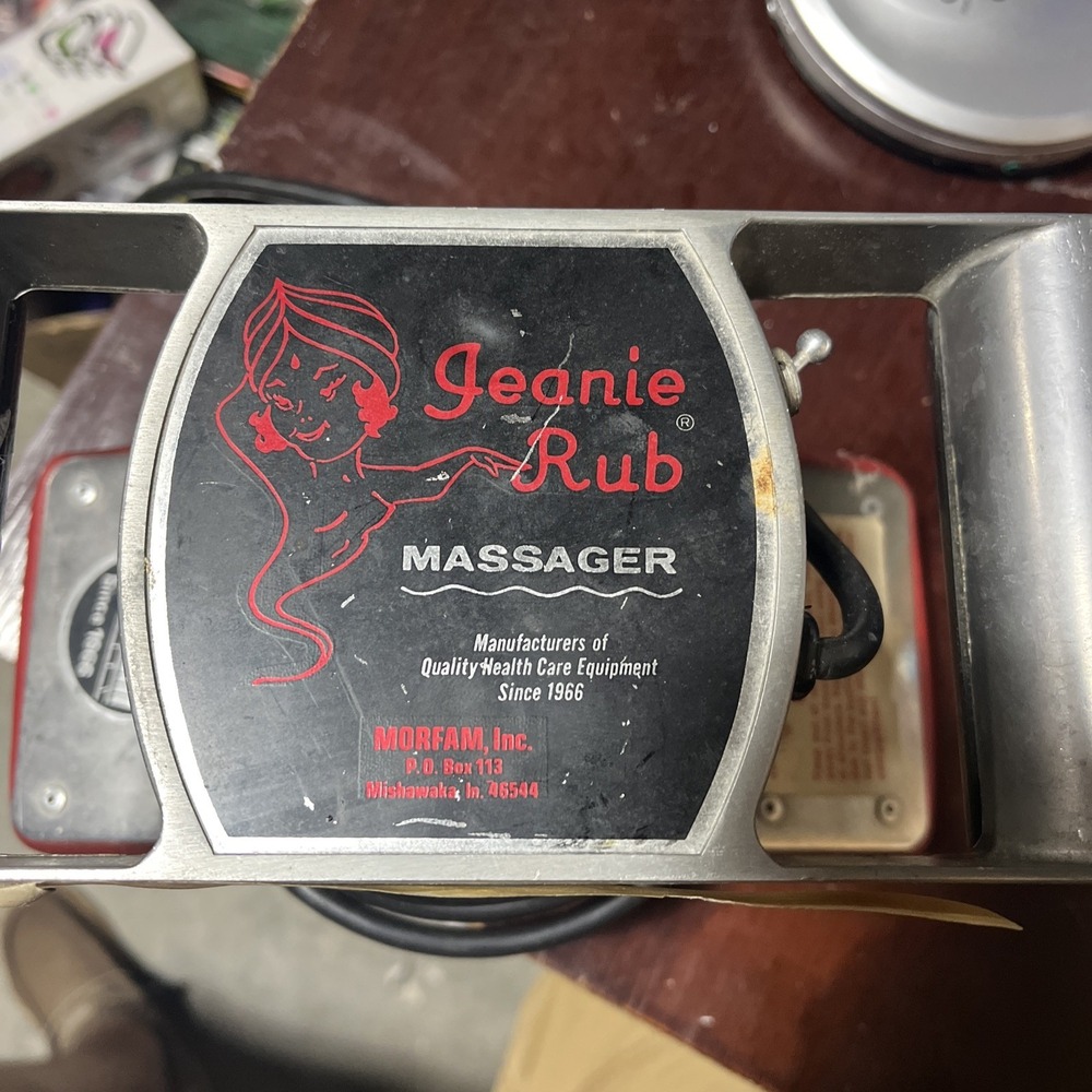 Morfam Deep Tissue Master Massager Jeanie Rub Chiropractic M69-315A USA Tested